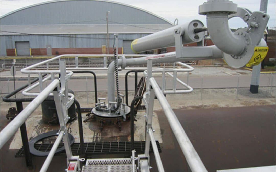 Crude Oil Loading Arms at Northern Platforms