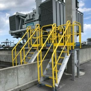 industrial work platforms and crossover stairs canada